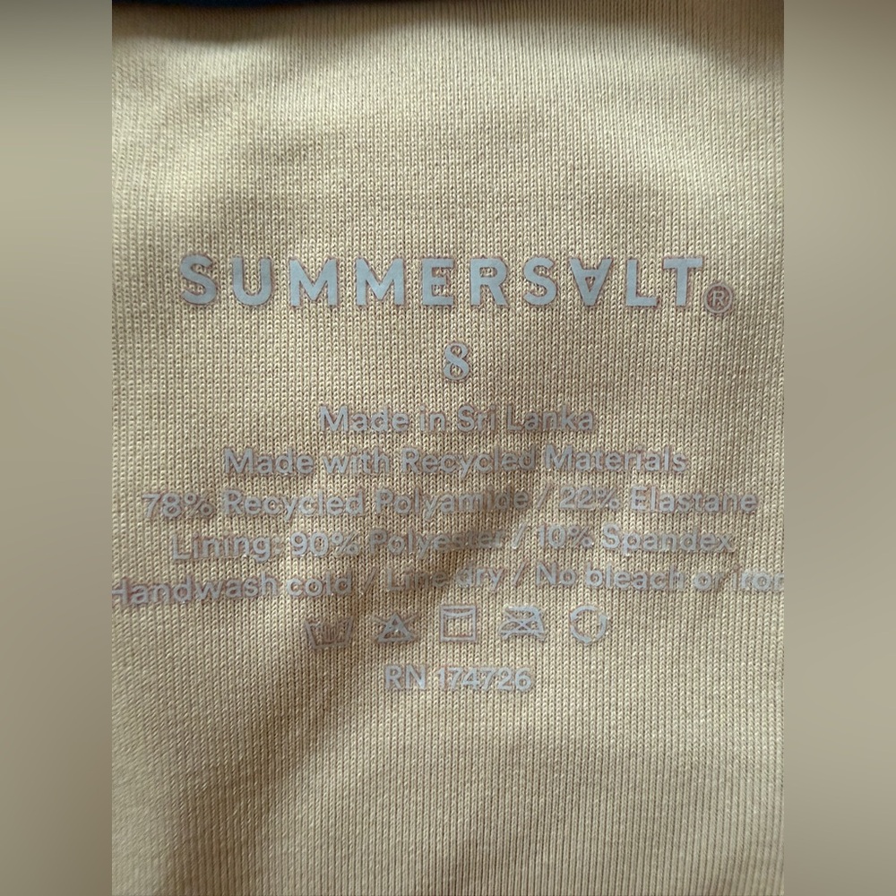 EUC Summersalt Ruffle Backflip Swimsuit, Seaglass & Seaweed, 8, MSRP $115 - Picture 8 of 12